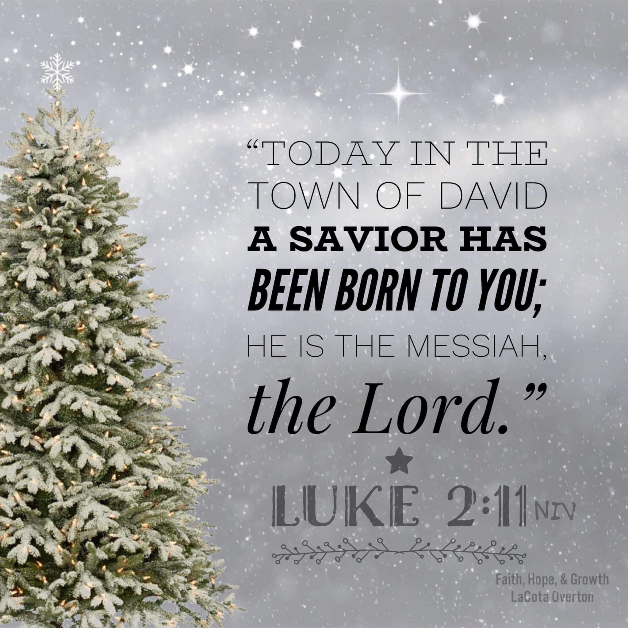 Merry CHRISTmas - Faith, Hope, & Growth